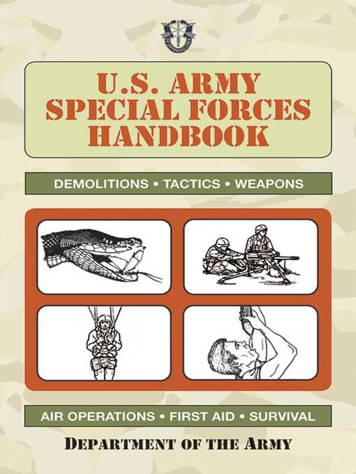 Title details for U.S. Army Special Forces Handbook by U.S. Department of the Army - Available